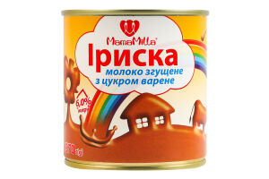 Молоко сгущенное 6% вареное с сахаром Ириска Mama Milla ж/б 370г