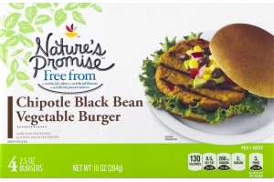 Nature's Promise Chipotle Black Bean Vegetable Burger - 4 CT