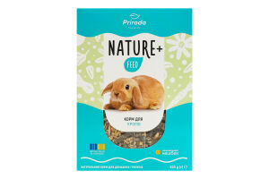 Корм для кроликов Nature+ feed Природа к/у 500г