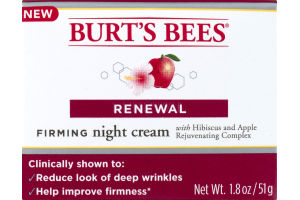 Burt's Bees Night Cream Firming Renewal