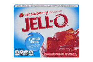 Jell-O Sugar Free Gelatin Dessert Strawberry