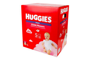 Подгузники-трусики Huggies Pants Box 5 для девочки, 12-17 кг, 68 шт