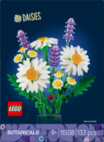 Конструктор для дітей від 9років №11508 Daisies Botanicals Lego 133ел
