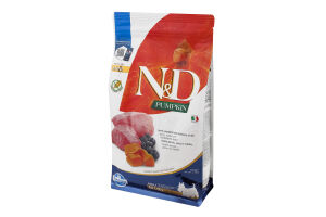 Корм сухой Lamb&Blueberry Adult Mini N&D Pumpkin Farmina м/у 800г