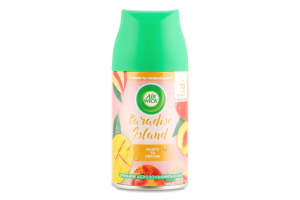 Баллон сменный для автоматического освежителя воздуха Манго и персик аэрозольный Freshmatic Air Wick 250мл