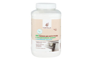 Порошок для посудомоечной машины с активным кислородом Эко Tortilla 1000г