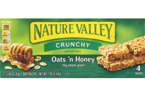 Nature Valley Crunchy Granola Bars Oats 'n Honey - 4 CT