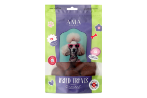 Ласощі д/собак Медальйони з індичкою 85г AMA Treats