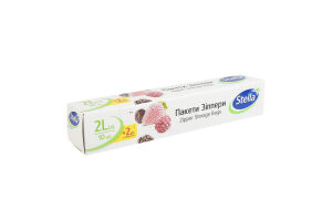 Пакети зіппери 230х250мм 2л Stella 12шт