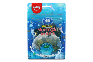 Цукерки Amos Мушлі 4D асорті желейні