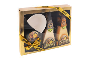 Набір Сир Делікат 24місяці витримки 40% 180г+Сир Гурме 36місяців витримки 40% 180г+Чаша д/бальзамічного оцту Джюгас