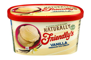Friendly's Naturally Vanilla Premium Ice Cream
