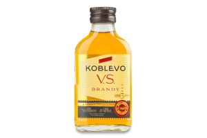 Бренди 100мл 40% 3 звезды VS Koblevo бут