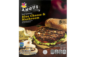 Ahold Angus Beef Patties Blue Cheese & Mushroom
