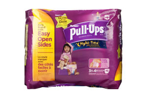 Huggies Pull-Ups Night Time Training Paints Disney Girl Size 3T-4T - 46 CT