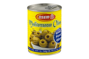 Osem Mediterranean Olives Green Pitted