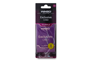 Ароматизатор Winso Card Exclusive целюлозний Purpl