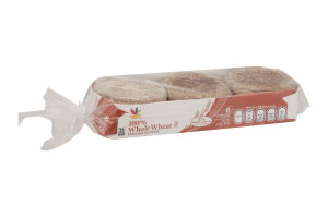 Ahold 100% Whole Wheat English Muffins - 6 CT