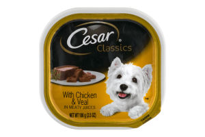 Cesar Classics Caninie Cuisine With Chicken & Veal