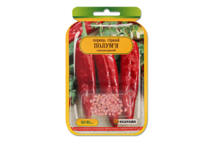 Насіння Перець Полум"я гіркий інкрустоване 60-90шт Яскрава