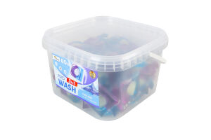 Засіб для прання у вигляді капсул 3в1 Гірська свіжість Pro Wash 60х15г