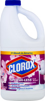 Clorox Splash-Less Bleach, Fresh Meadow Scent, 55 Ounces