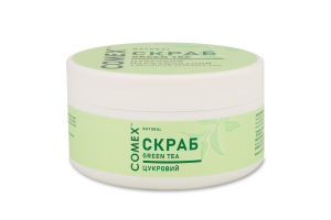 Скраб д/тіла цукровий з екстрактом зеленого чаю парфумований 250мл Комекс