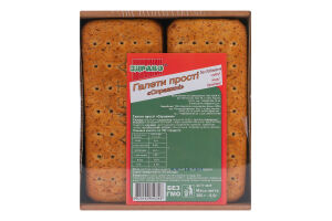 Галети прості Справжні Здраво к/у 300г