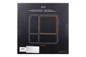 Набір д/закусок Nerthus тарілка порцел +дошка бамб