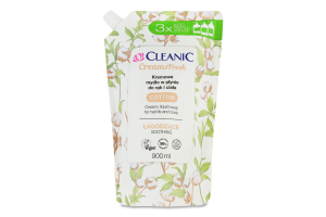 Крем-мило рідке Cleanic Cotton для рук і тіла
