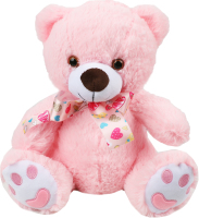 Іграшка м"яка Ведмедик 6/4 з бантом 30см Копиця