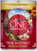 Purina ONE Smartblend True Instinct Classic Ground With Real Chicken & Duck