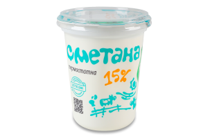 Сметана 15% термостатна Villa Milk ст 400г