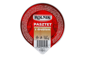 Паштет ROLNIK 130 г з птиці (Польща)