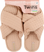 Капці відкриті домашні жіночі Twins Home Style Waffle №14312 36-40