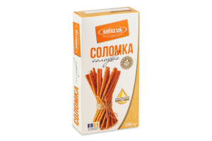 Соломка солодка 200г коробка Київхліб