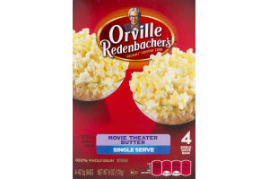 Orville Redenbacher's Single Serve Popcorn Movie Theater Butter - 4 CT