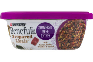 Purina Beneful Prepared Meals Dog Food Simmered Beef Entree