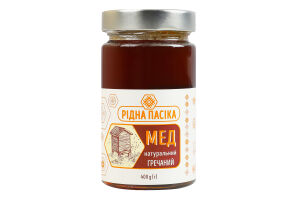 Мед натуральный Гречишный Рідна пасіка с/б 400г