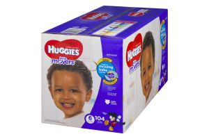 Huggies Little Movers Diapers Size 6 - 104 CT