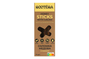 Соломка медовая с какао Rootera к/у 75г