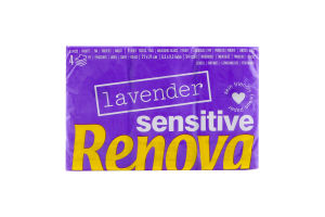 Хустинки носові Renova з ароматом лаванди 4 шарові