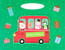 Пакет подарунковий KPMN 26*11*20см