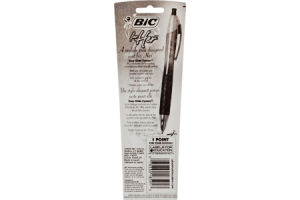 BiC For Her Easy Glide Medium Black Pen - 2 CT