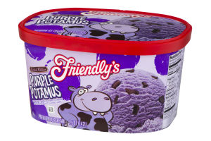 Friendly's Premium Ice Cream Purple Potamus