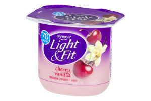 Dannon Light & Fit Nonfat Yogurt Cherry Vanilla