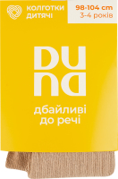 Колготки детские Duna №4442 98-104 темный серый-бежевый