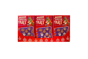 Печенье сахарное Елочные украшения Delicia к/у 560г