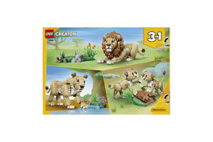Конструктор для дітей від 9років 3в1 №31386 Majestic Lion Creator Lego 839ел