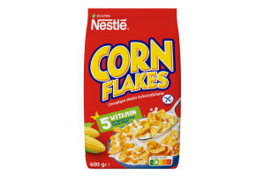 Завтрак сухой готовый с витаминами Corn flakes Nestle м/у 600г